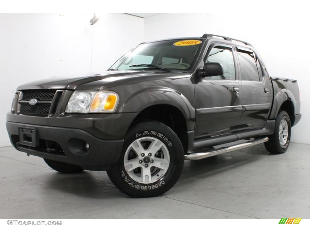 2005 Explorer Sport Trac XLT 4x4 - Dark Stone Metallic / Medium Dark Flint photo #1