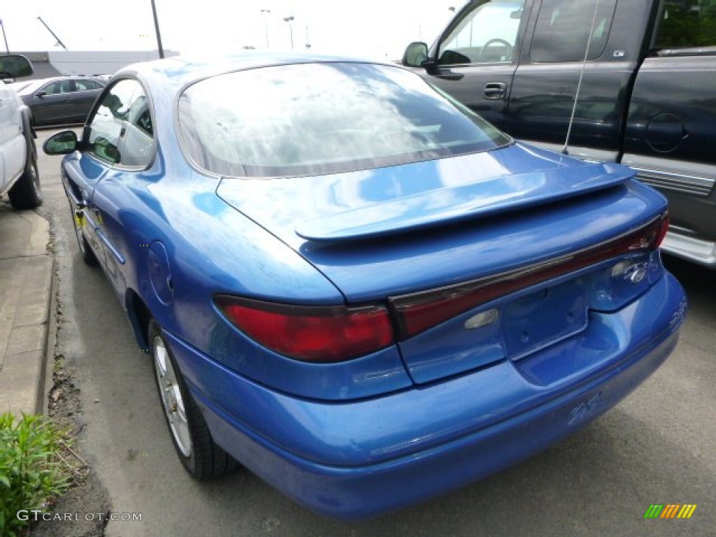 2003 Escort ZX2 Coupe - Bright Island Blue Metallic / Dark Charcoal photo #4