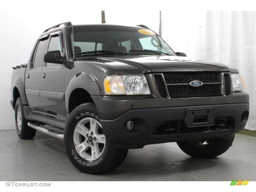 2005 Explorer Sport Trac XLT 4x4 - Dark Stone Metallic / Medium Dark Flint photo #4