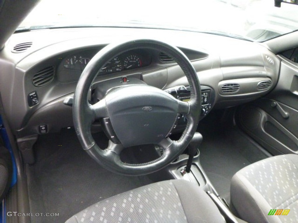 Dark Charcoal Interior 2003 Ford Escort ZX2 Coupe Photo #80933044