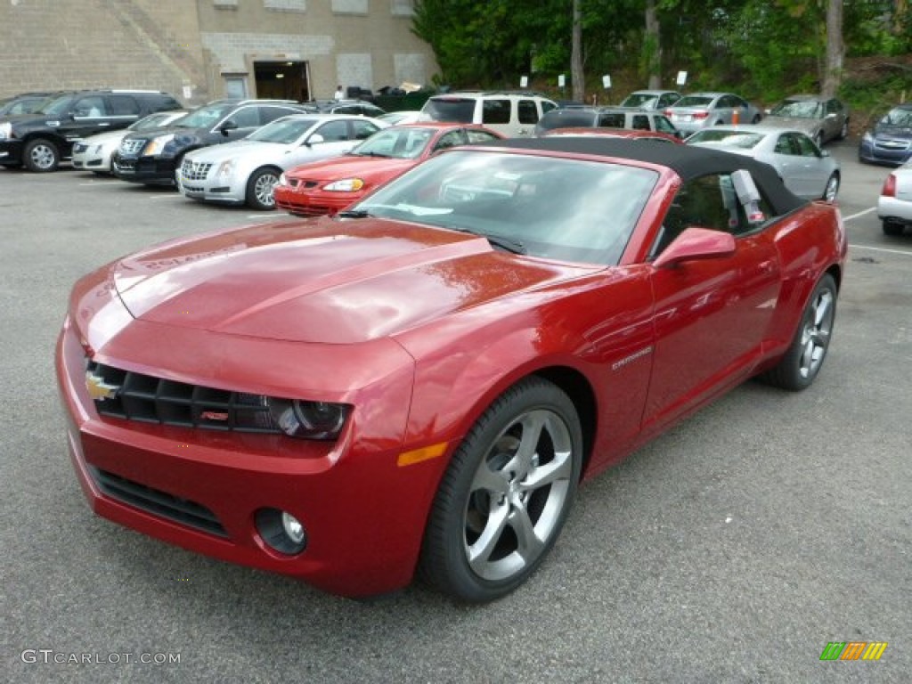 Crystal Red Tintcoat 2013 Chevrolet Camaro LT/RS Convertible Exterior Photo #80933214