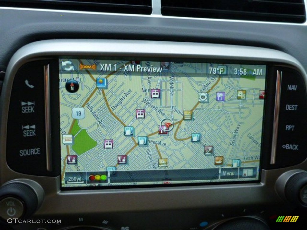 2013 Chevrolet Camaro LT/RS Convertible Navigation Photos