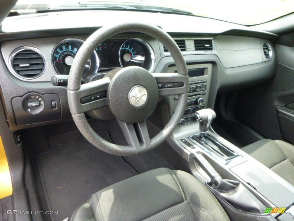 2010 Mustang GT Coupe - Sunset Gold Metallic / Charcoal Black photo #10
