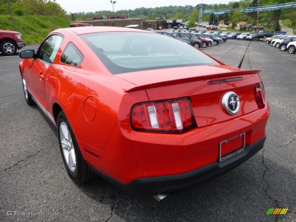 2012 Mustang V6 Coupe - Race Red / Stone photo #4
