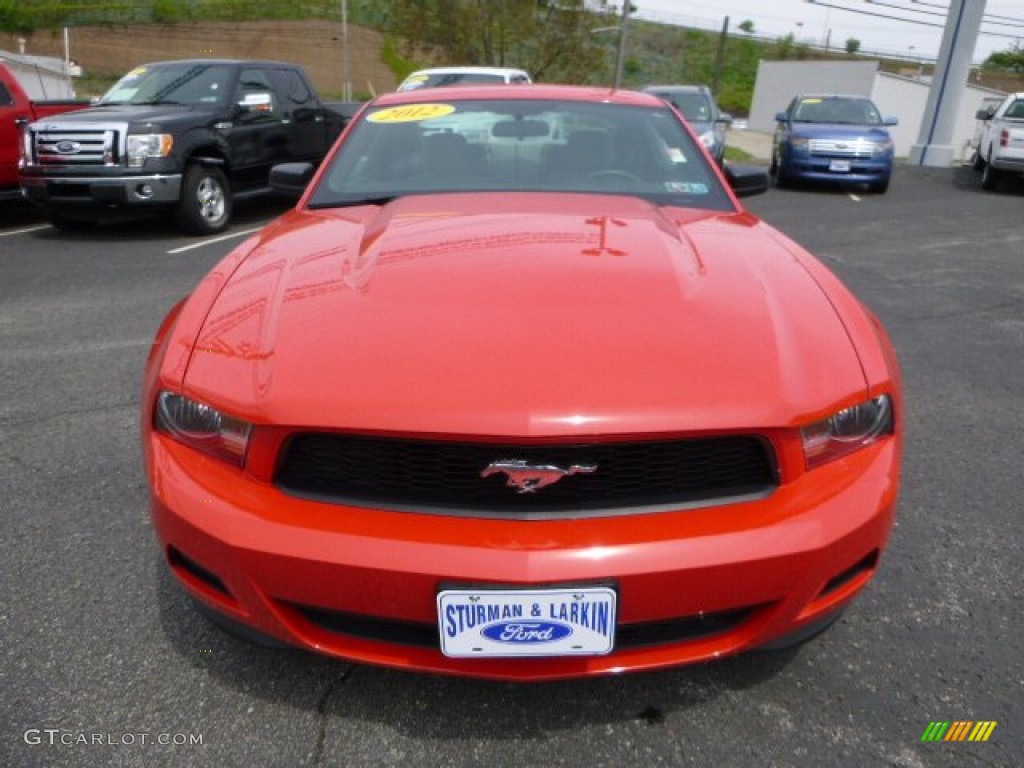 2012 Mustang V6 Coupe - Race Red / Stone photo #6
