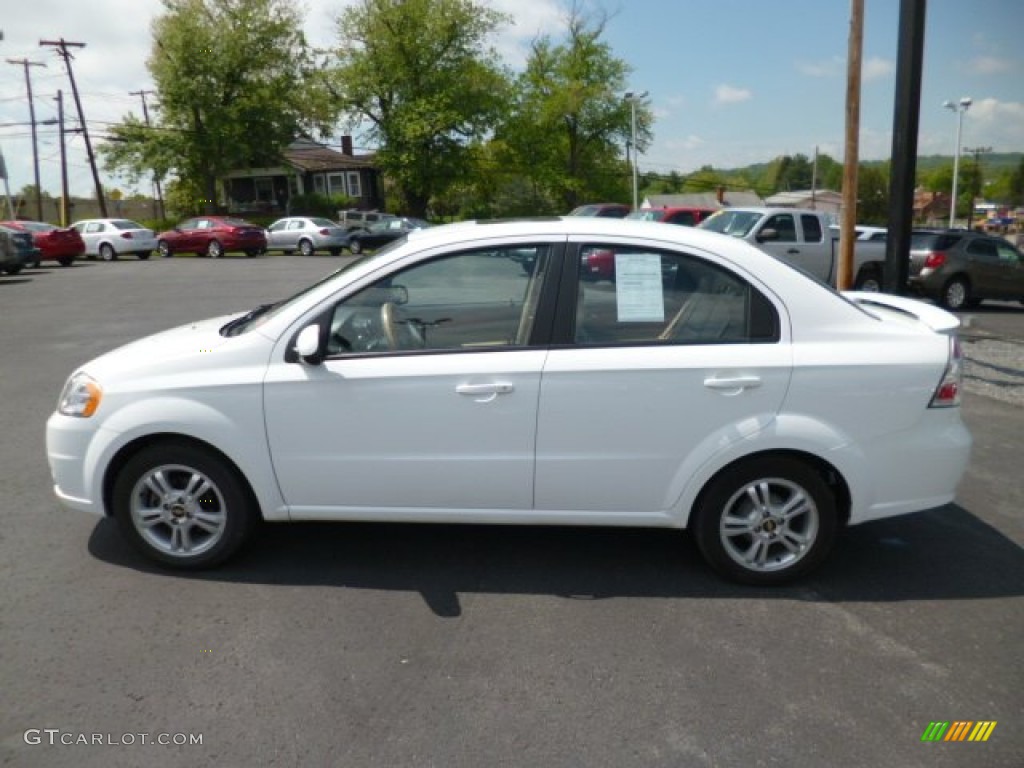 Summit White 2011 Chevrolet Aveo LT Sedan Exterior Photo #80934100