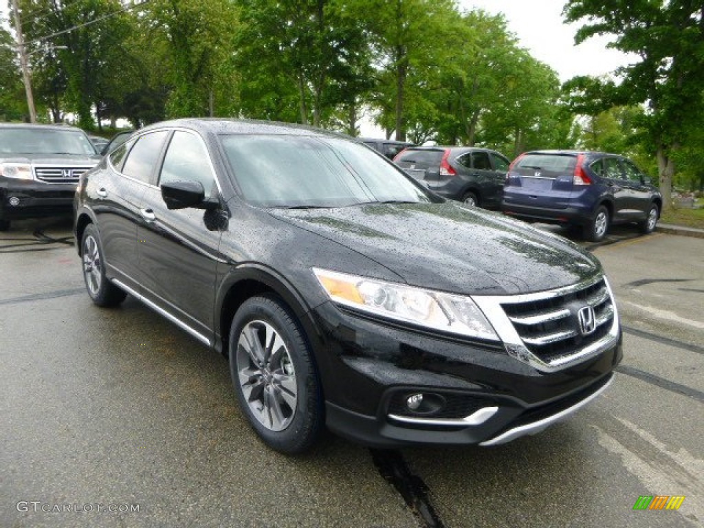 Crystal Black Pearl 2013 Honda Crosstour EX-L V-6 4WD Exterior Photo #80935386