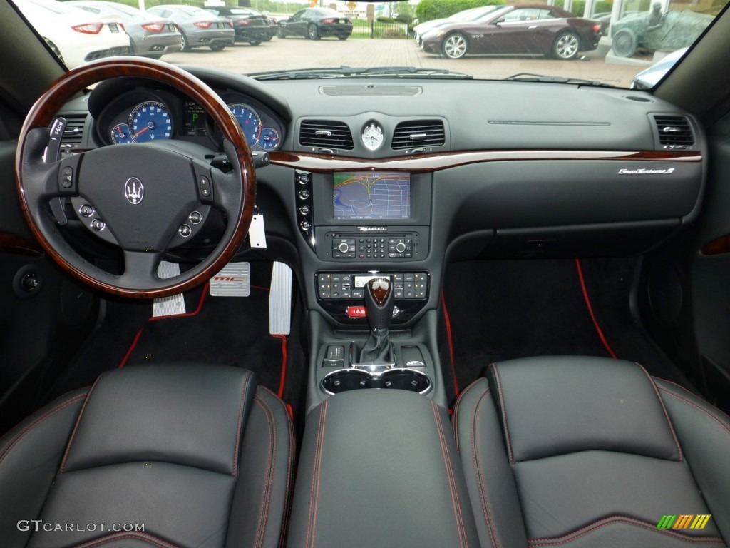 2012 Maserati GranTurismo S Automatic Nero Dashboard Photo #80935626
