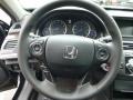 Black 2013 Honda Crosstour EX-L V-6 4WD Steering Wheel