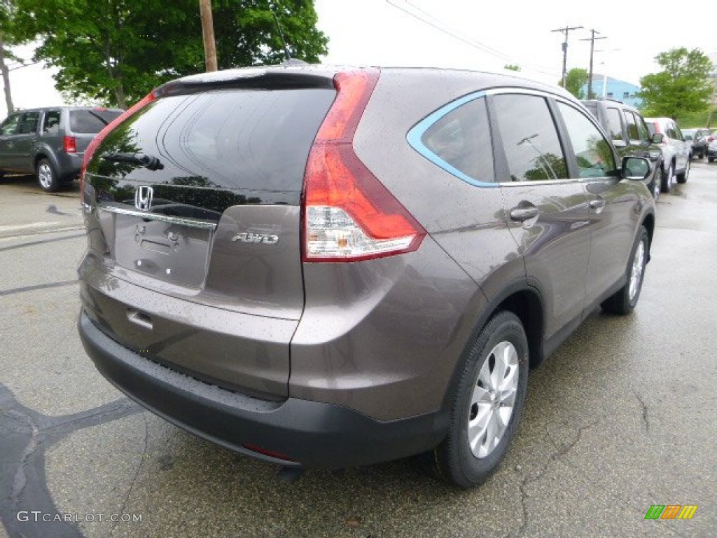 2013 CR-V EX-L AWD - Urban Titanium Metallic / Beige photo #3