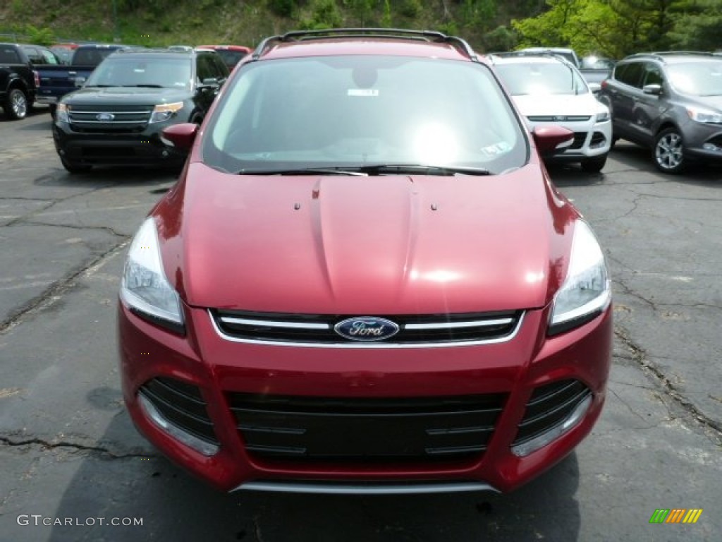 2013 Escape SEL 2.0L EcoBoost 4WD - Ruby Red Metallic / Charcoal Black photo #6