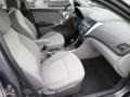  2012 Accent GLS 4 Door Gray Interior