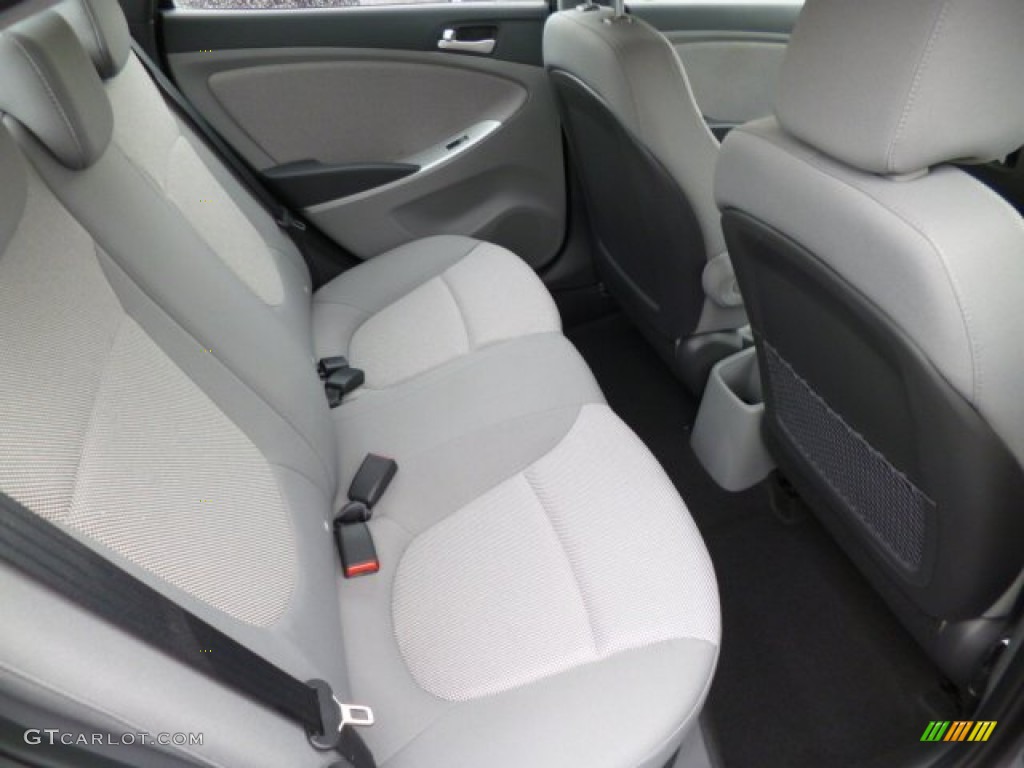 Gray Interior 2012 Hyundai Accent GLS 4 Door Photo #80936340