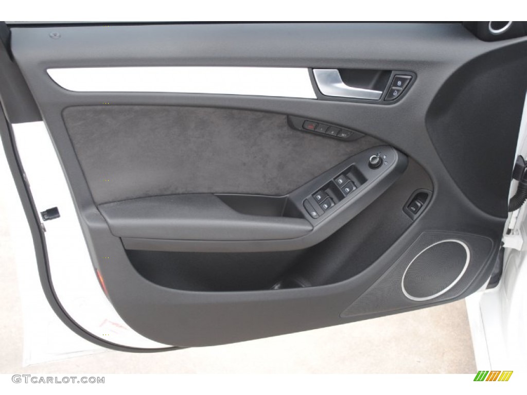 2011 Audi A4 2.0T quattro Sedan Black Door Panel Photo #80936745