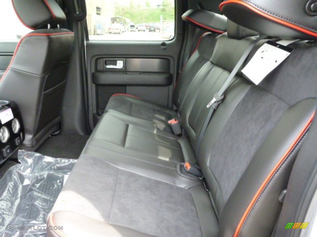 FX Sport Appearance Black/Red Interior 2013 Ford F150 FX4 SuperCrew 4x4 Photo #80937099