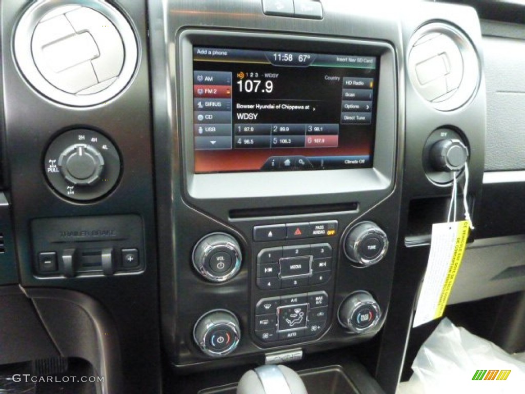 2013 Ford F150 FX4 SuperCrew 4x4 Controls Photo #80937177