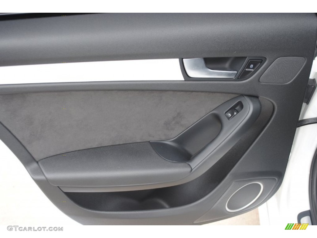 2011 Audi A4 2.0T quattro Sedan Black Door Panel Photo #80937336