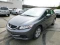 Polished Metal Metallic - Civic LX Sedan Photo No. 7