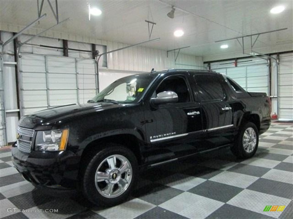 2009 Avalanche LTZ 4x4 - Black / Ebony photo #4