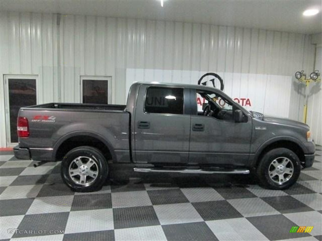 2006 F150 FX4 SuperCrew 4x4 - Dark Shadow Grey Metallic / Black photo #7