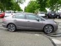 Urban Titanium Metallic 2013 Honda Civic EX-L Sedan Exterior