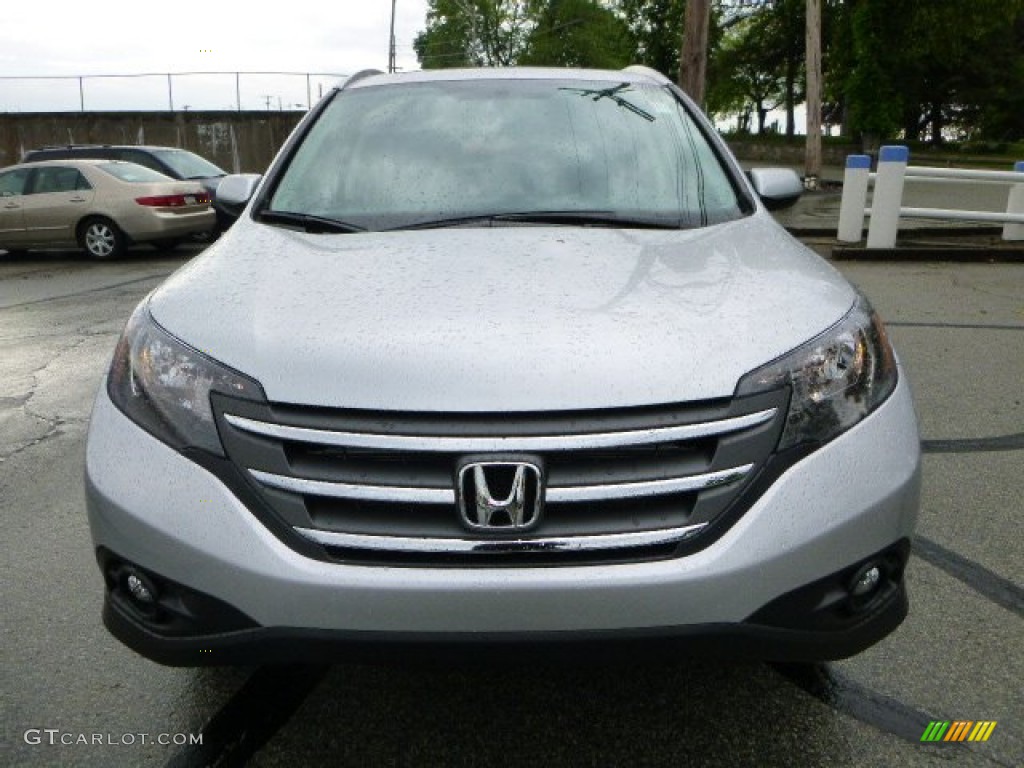 2013 CR-V EX-L AWD - Alabaster Silver Metallic / Gray photo #8
