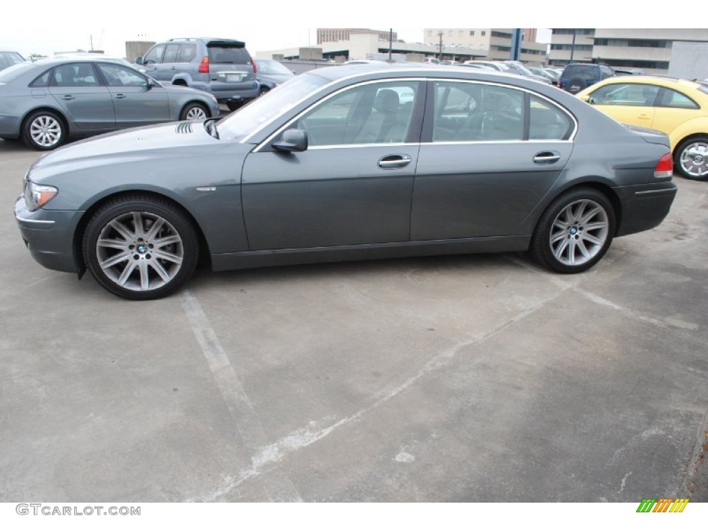 2006 7 Series 750Li Sedan - Titanium Grey Metallic / Basalt Grey/Flannel Grey photo #4