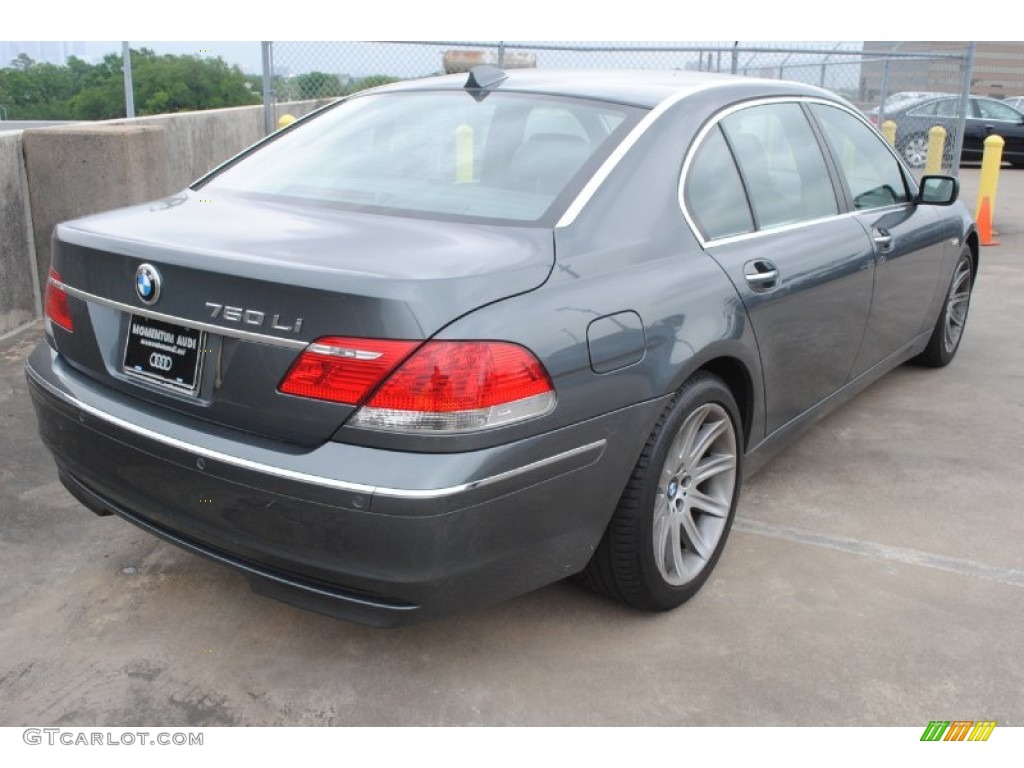 2006 7 Series 750Li Sedan - Titanium Grey Metallic / Basalt Grey/Flannel Grey photo #7