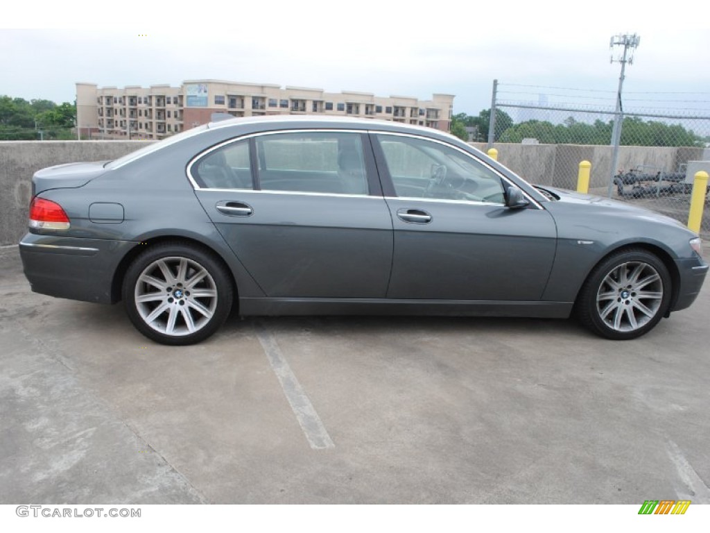 2006 7 Series 750Li Sedan - Titanium Grey Metallic / Basalt Grey/Flannel Grey photo #8