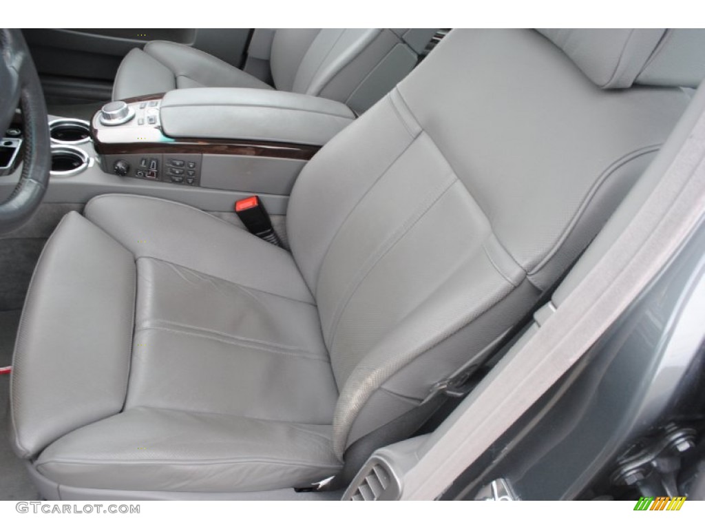 2006 7 Series 750Li Sedan - Titanium Grey Metallic / Basalt Grey/Flannel Grey photo #10