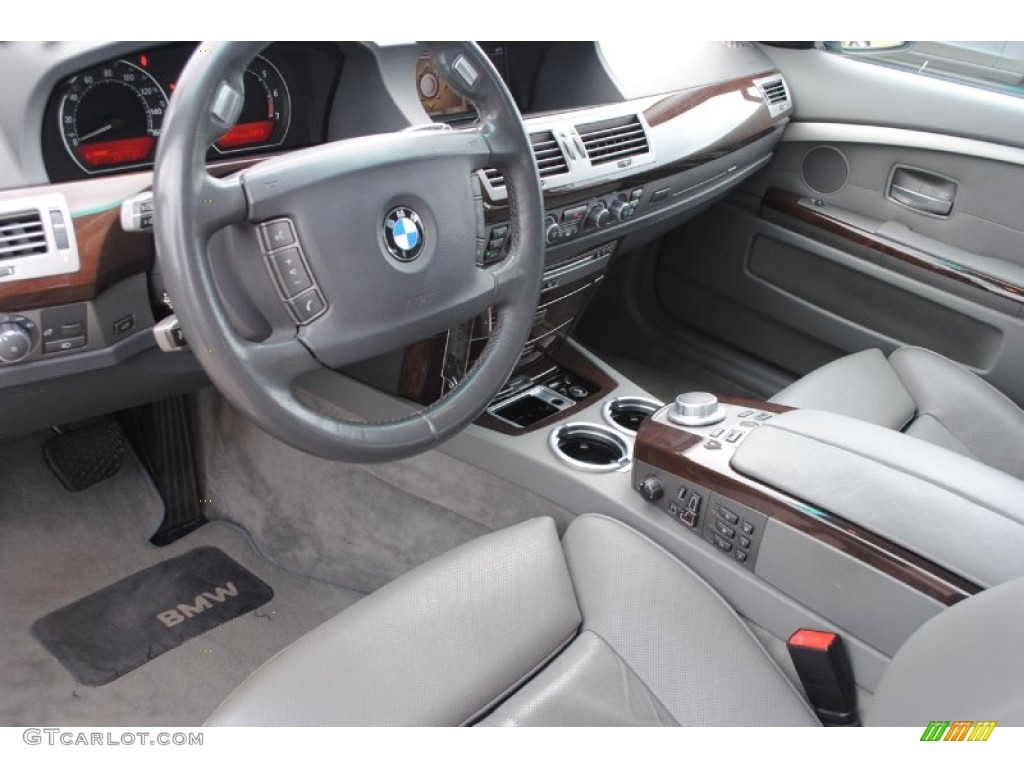 2006 7 Series 750Li Sedan - Titanium Grey Metallic / Basalt Grey/Flannel Grey photo #12