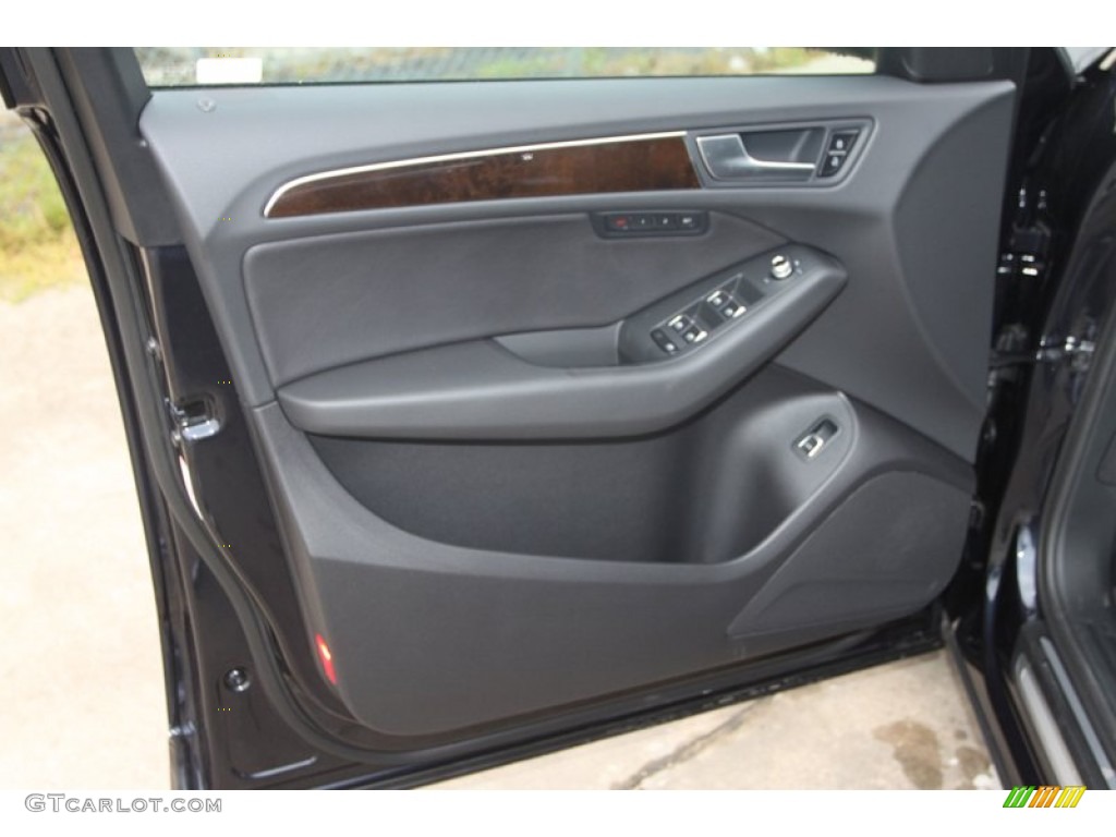 2013 Audi Q5 2.0 TFSI quattro Black Door Panel Photo #80940846