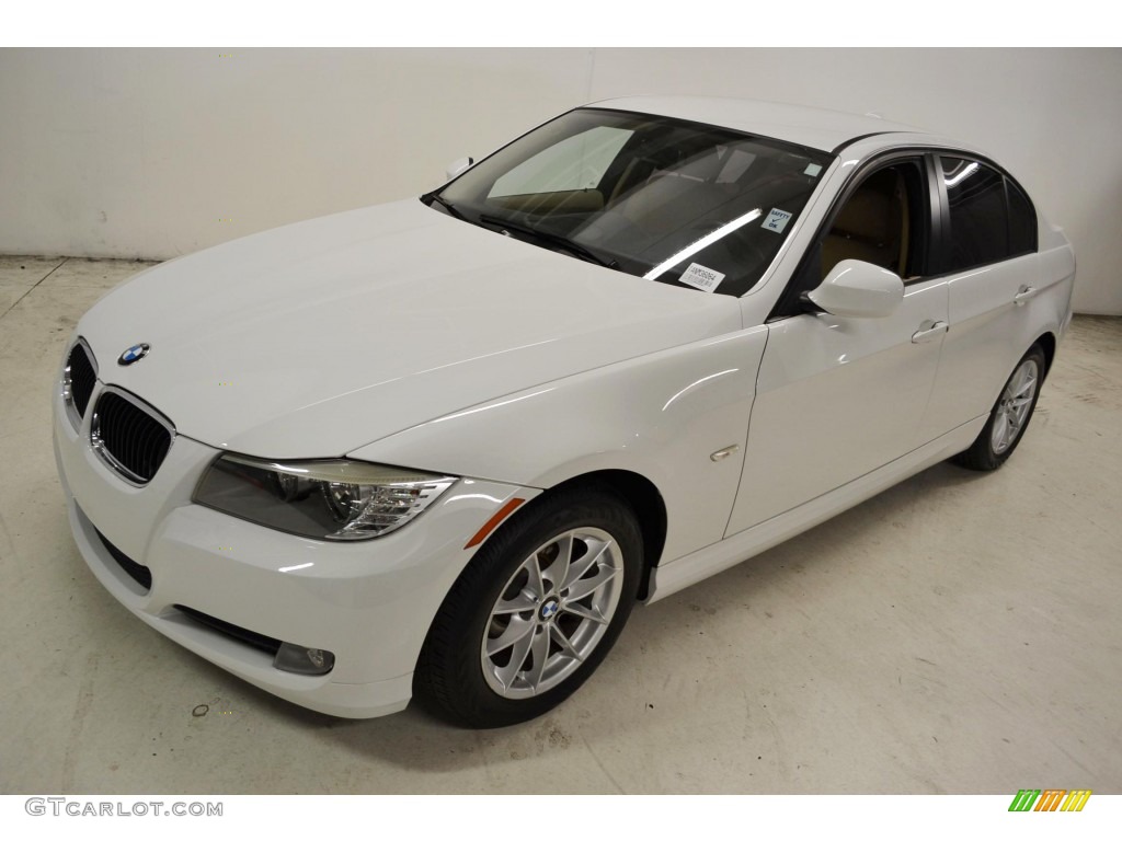 2010 3 Series 328i Sedan - Alpine White / Beige photo #5