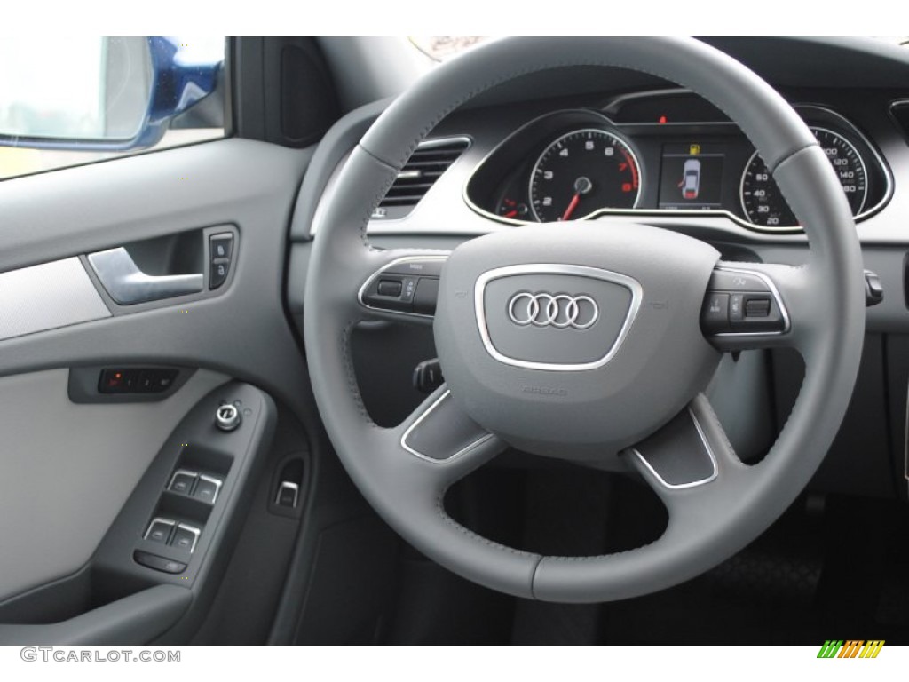 2013 A4 2.0T quattro Sedan - Scuba Blue Metallic / Titanium Gray photo #39