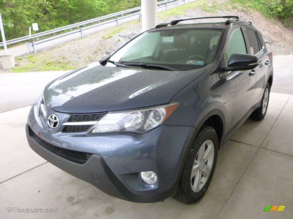 Shoreline Blue Pearl 2013 Toyota RAV4 XLE AWD Exterior Photo #80941887