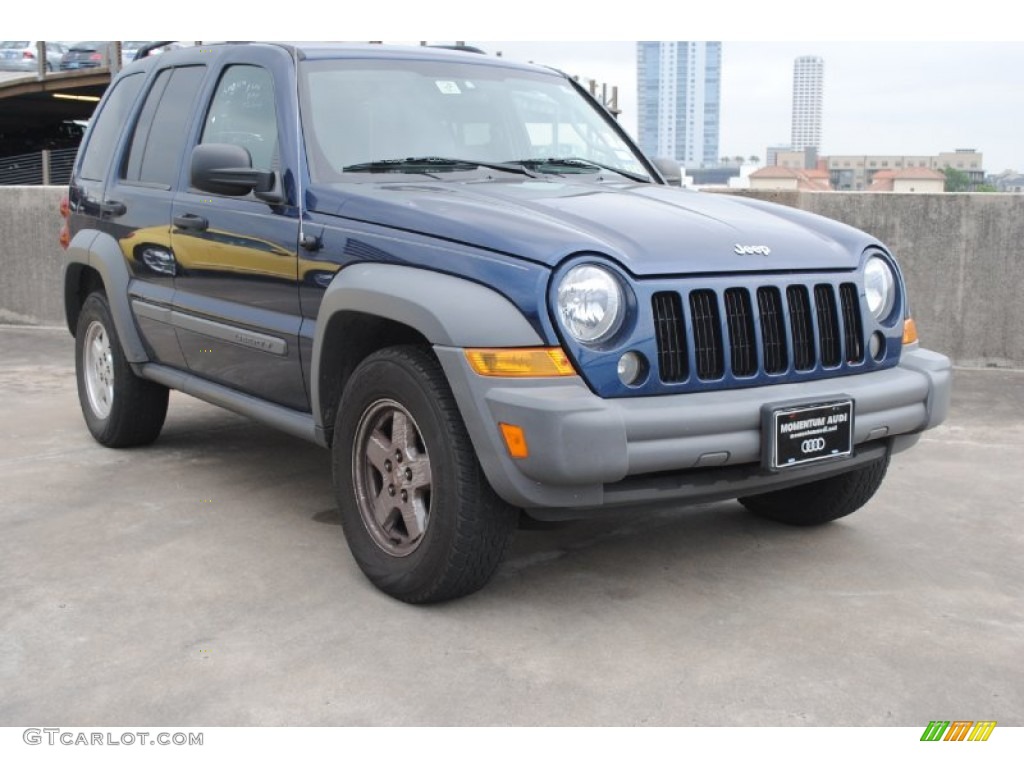 2005 Liberty Sport - Patriot Blue Pearl / Medium Slate Gray photo #1