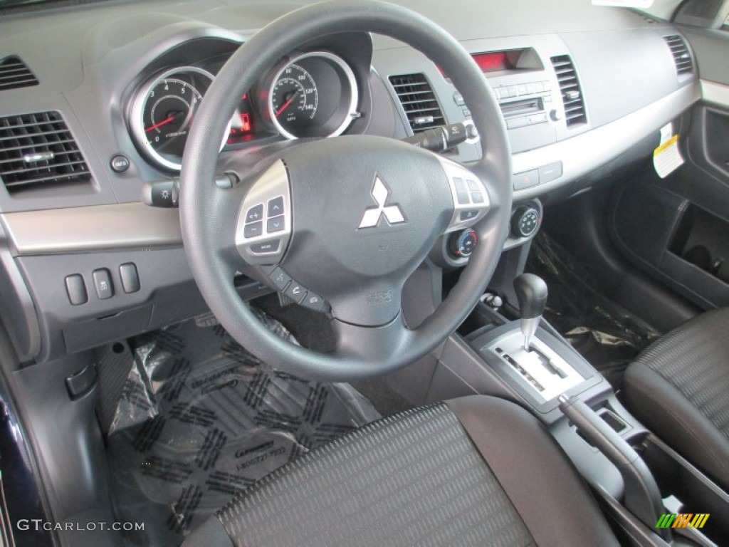 2013 Mitsubishi Lancer ES Black Dashboard Photo #80942460