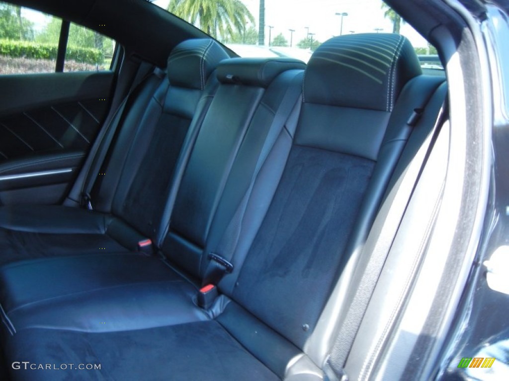 Black Interior 2013 Dodge Charger SRT8 Photo #80942820
