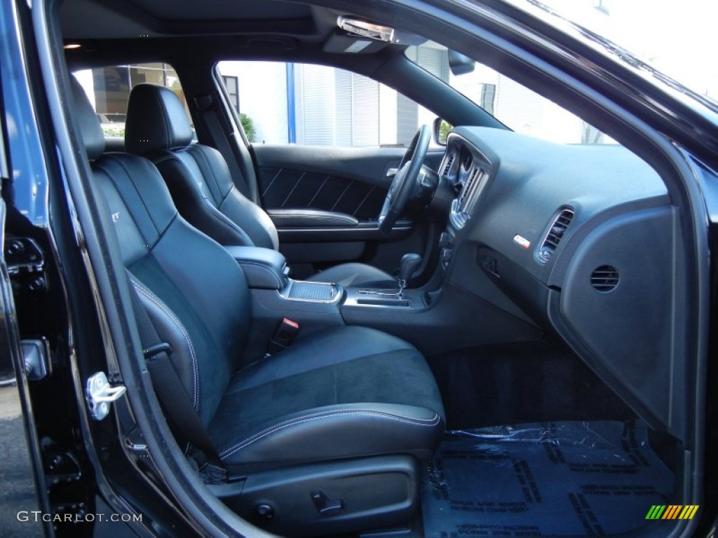 Black Interior 2013 Dodge Charger SRT8 Photo #80942829