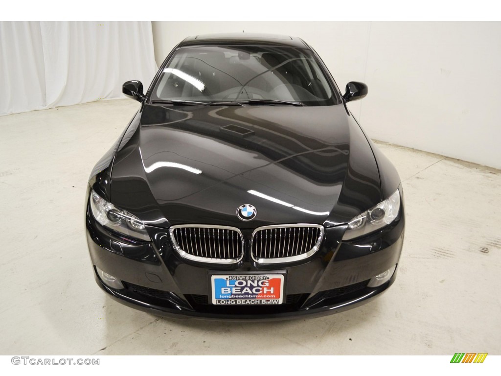2010 3 Series 328i Coupe - Jet Black / Black photo #4