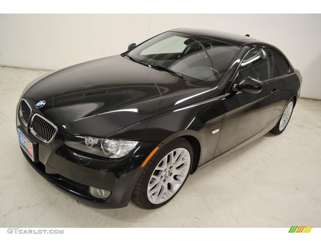 2010 3 Series 328i Coupe - Jet Black / Black photo #5