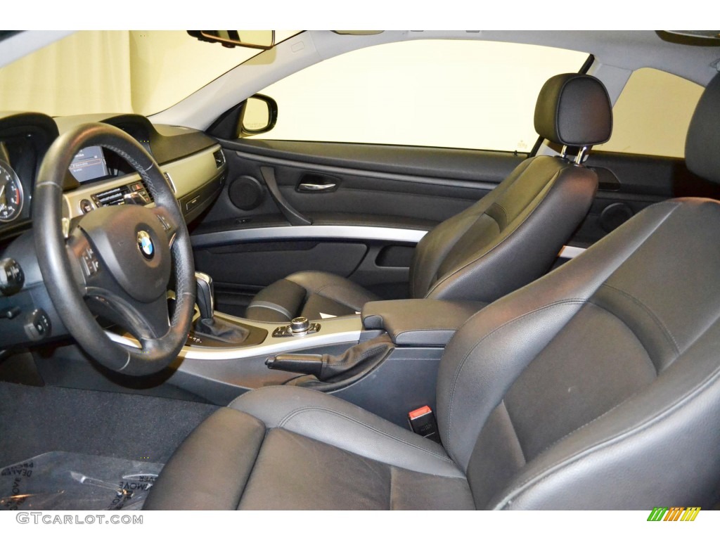 Black Interior 2010 BMW 3 Series 328i Coupe Photo #80943300