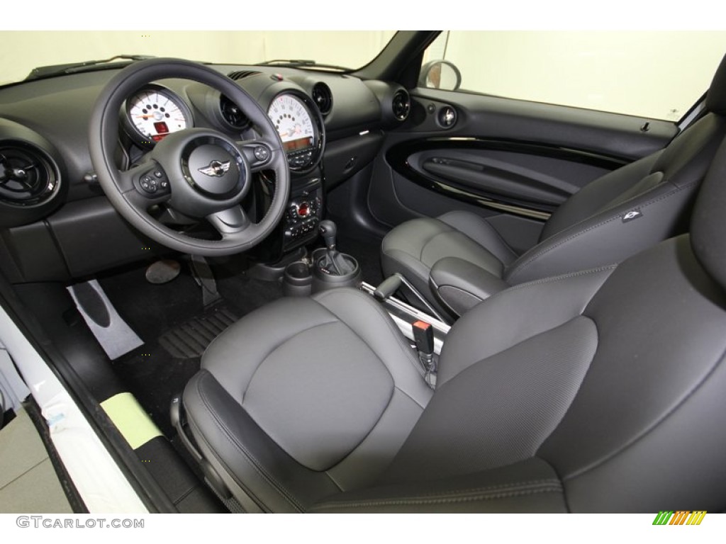 Carbon Black Interior 2013 Mini Cooper Paceman Photo #80943738