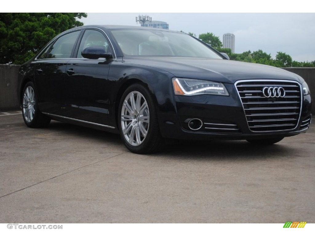 2013 A8 L 4.0T quattro - Night Blue Pearl Effect / Velvet Beige photo #1