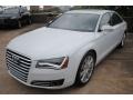 Glacier White Metallic 2013 Audi A8 L 4.0T quattro Exterior