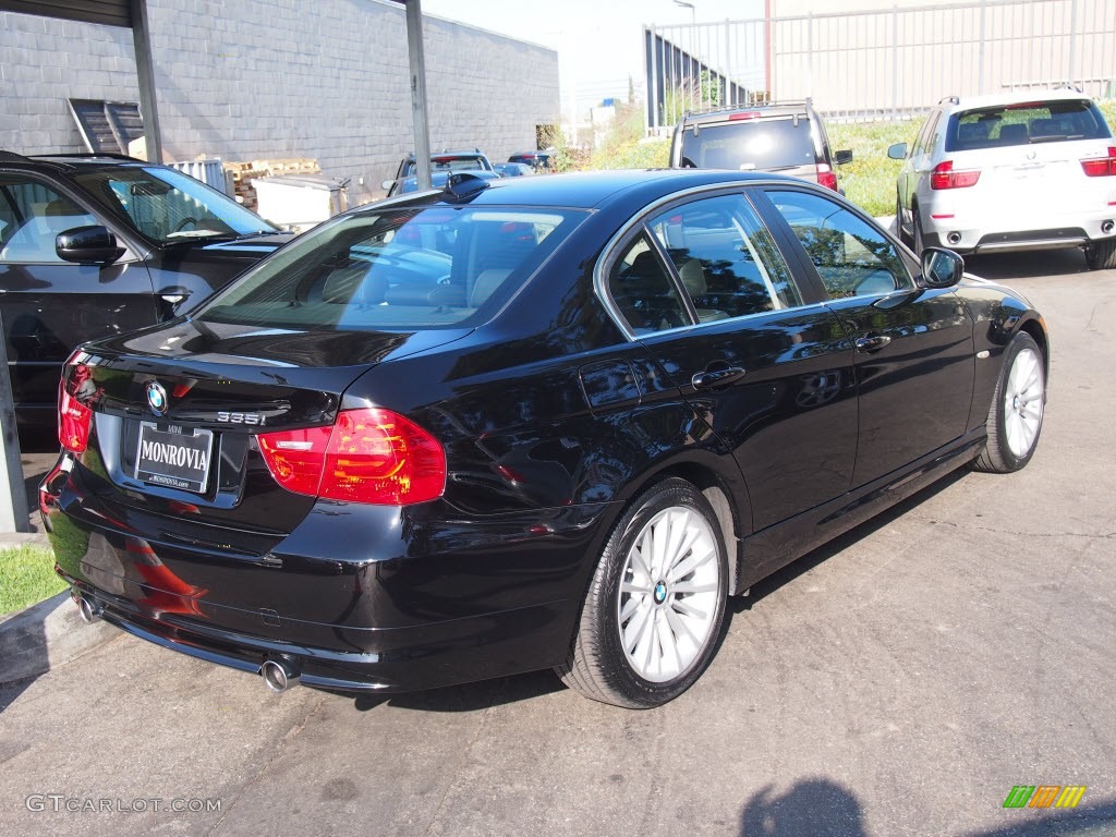 2011 3 Series 335i Sedan - Jet Black / Black photo #8