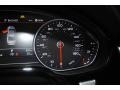 2013 Audi A8 Nougat Brown Interior Gauges Photo