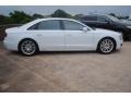 Glacier White Metallic 2013 Audi A8 L 4.0T quattro Exterior