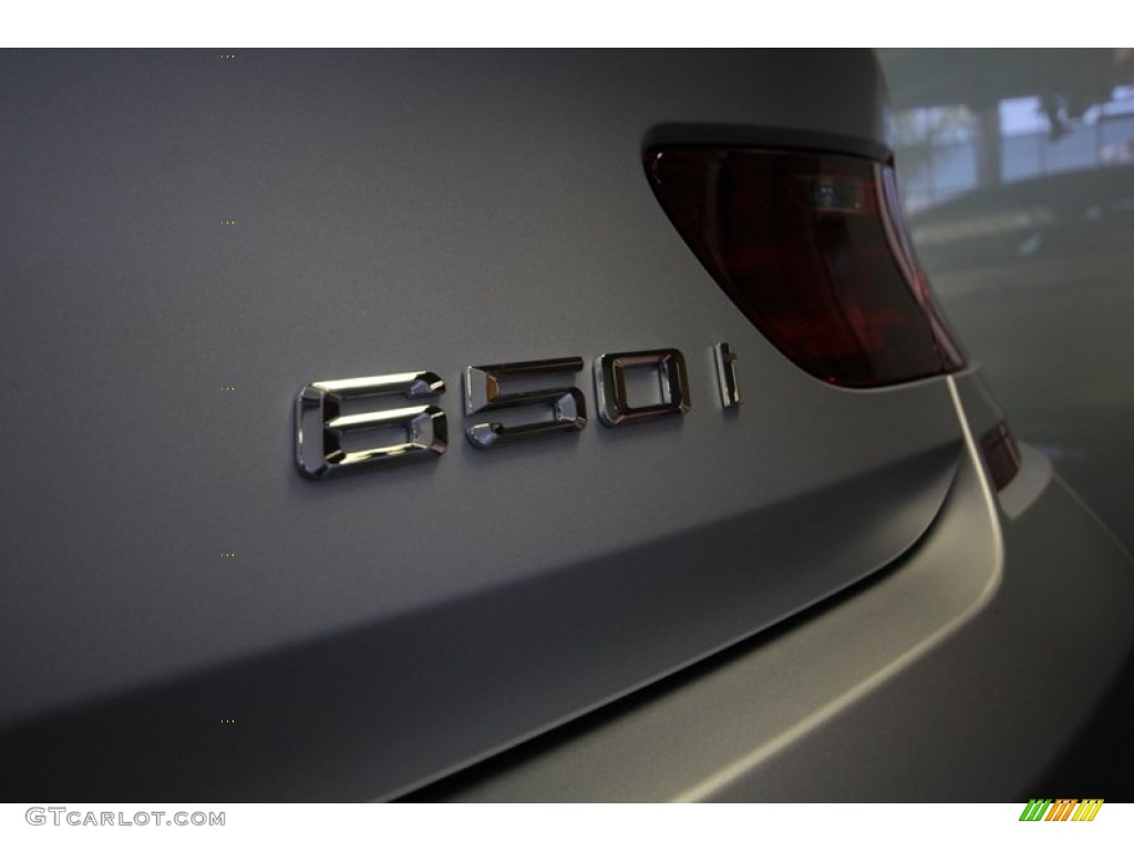 2013 BMW 6 Series 650i Coupe Frozen Silver Edition Marks and Logos Photo #80945901