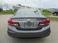 2013 Polished Metal Metallic Honda Civic LX Sedan  photo #3
